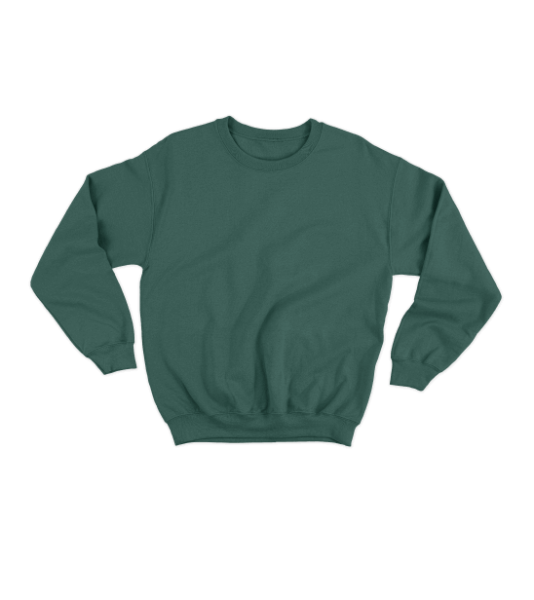 Warm sweatshirts without a hoodie