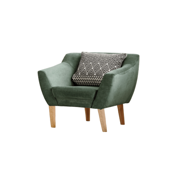 Single chair with cushion included