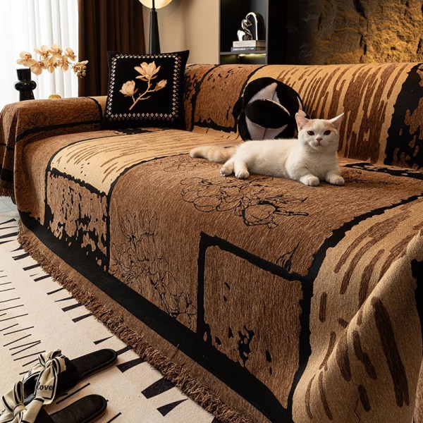 Sofa Cover Cloth Four Seasons Universal Retro Chinese Style