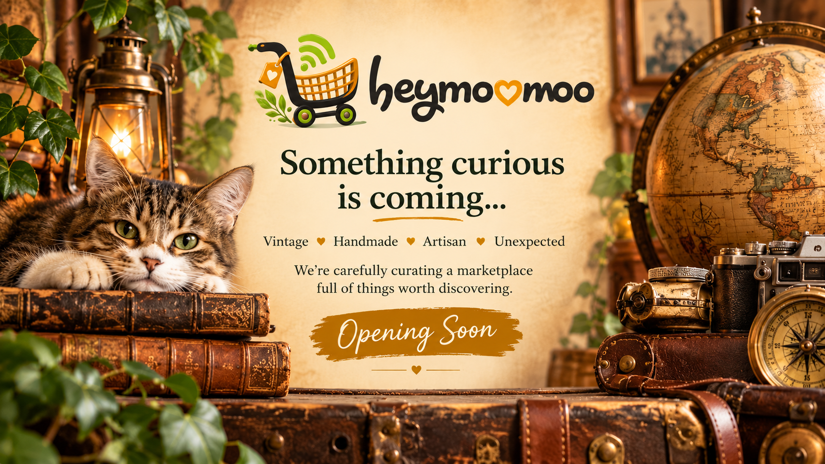 heymoomoo coming soon – curated vintage, handmade and artisan marketplace